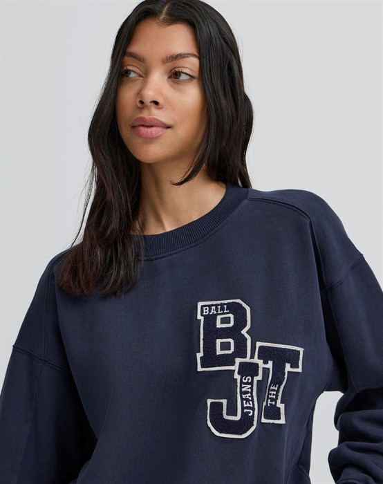 BaAlessandro Letter Patch Sweatshirt - Sky Captain 
